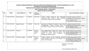 jadwal 27 mei part 1