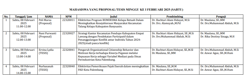 8 febuari 2025