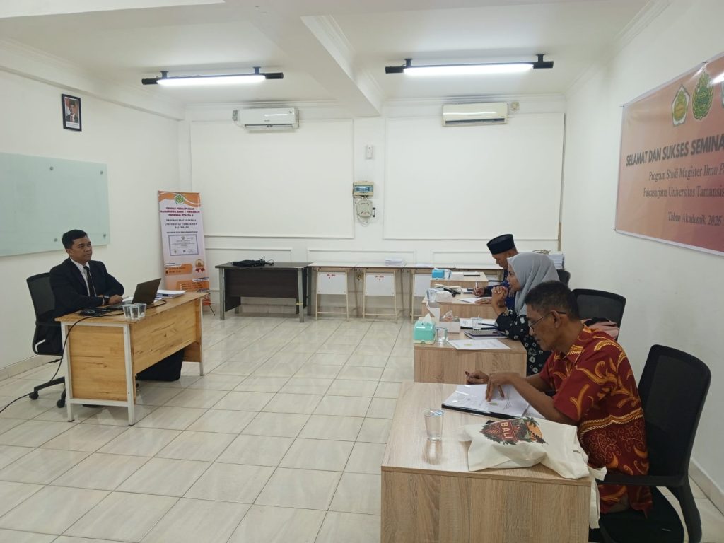 Pengumuman Hasil Kegiatan Sidang Tesis Tanggal 13 Febuari 2026 Pascasarjana Magister Ilmu Pemerintahan Universitas Tamansiswa Palembang