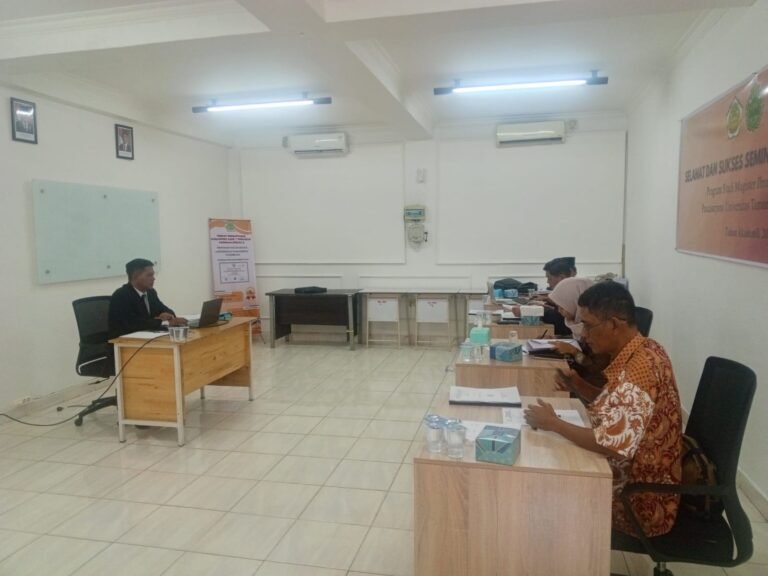 Pengumuman Hasil Kegiatan Sidang Tesis Tanggal 14 Febuari 2026 Pascasarjana Magister Ilmu Pemerintahan Universitas Tamansiswa Palembang